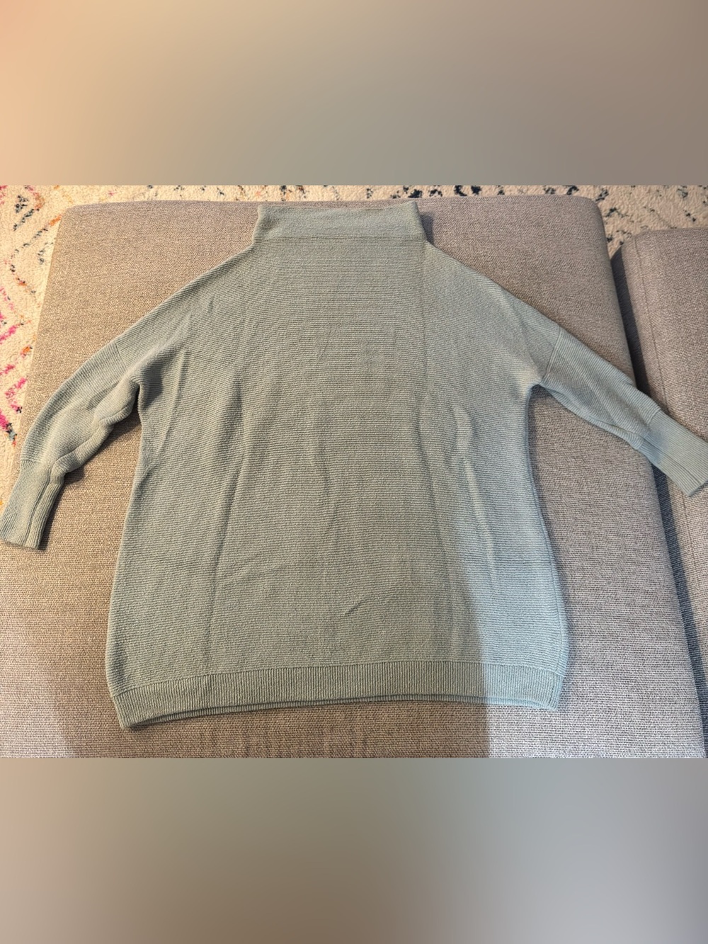 Free People Sage Green Turtleneck Sweater